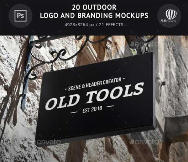 Free 36+ Outdoor Shop Sign Mockups PSD Templates Templateupdates